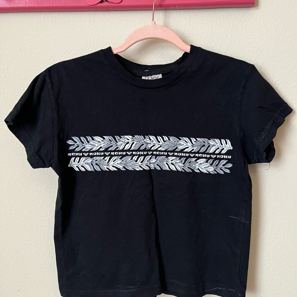 Roxy Black Graphic Tee